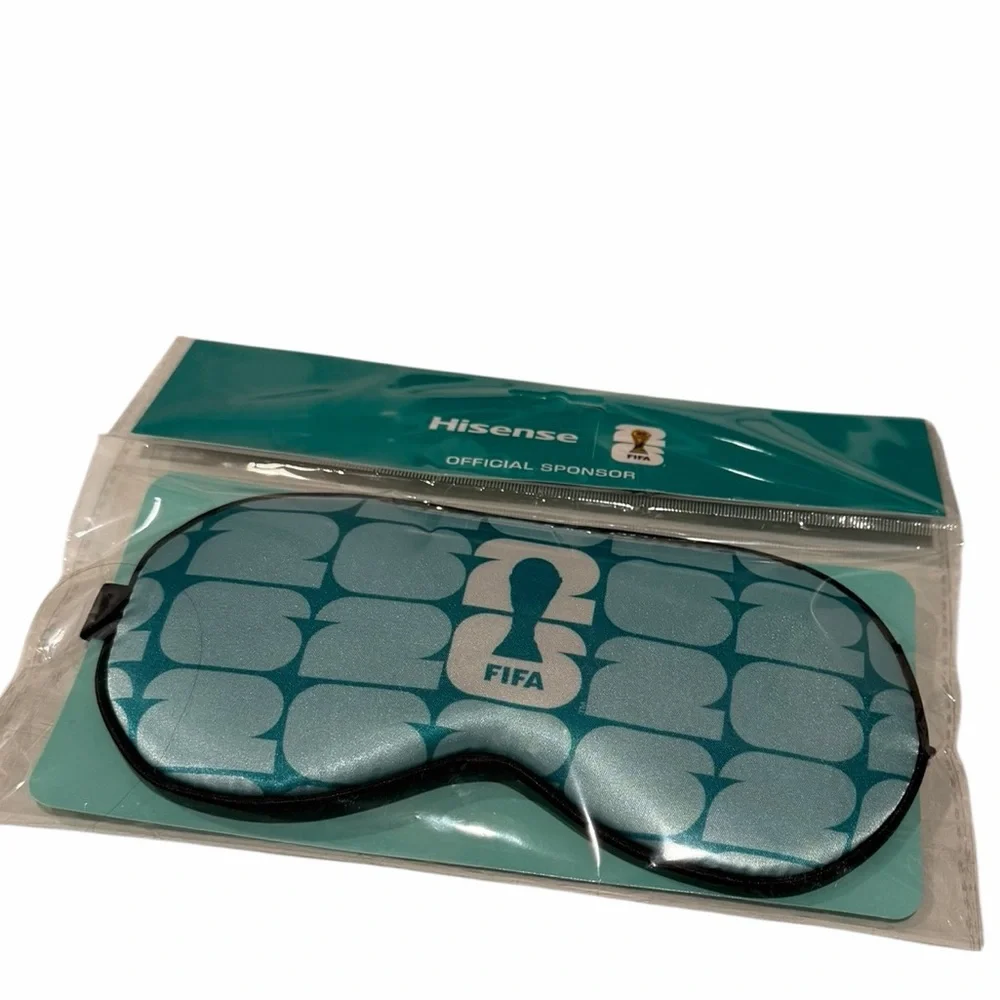 Official FIFA cushioned sleep eye mask. NEW.